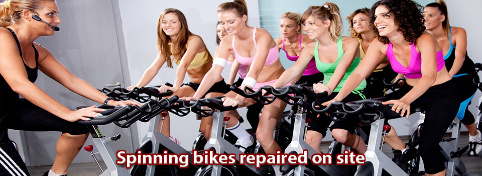 Spinning bikes repair on site